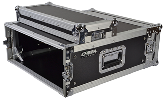 Cobra 4U 19-Inch Rack Flight Case 520mm Deep – Removable Lids, Strong Ply
